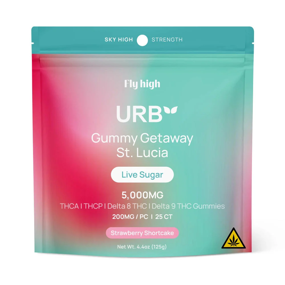 URB: GUMMY GETAWAY ST. LUCIA THC GUMMIES - 5000MG - Image 3