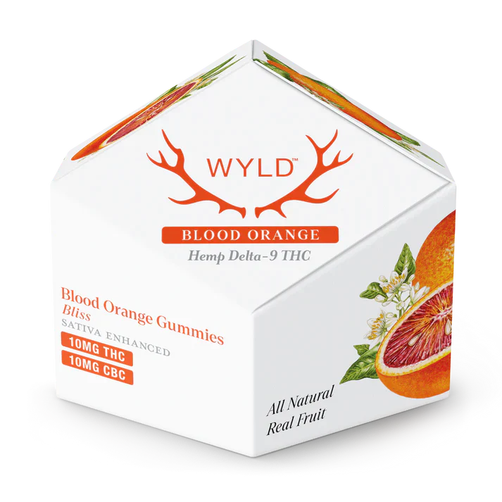 WYLD: BLOOD ORANGE BLISS GUMMIES - 100MG