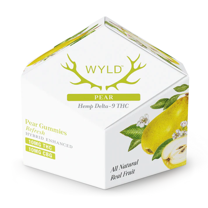 WYLD: PEAR REFRESH GUMMIES - 100MG