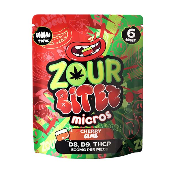 OCHO ZOUR BITEZ: MICROS THC GUMMIES - 3000MG